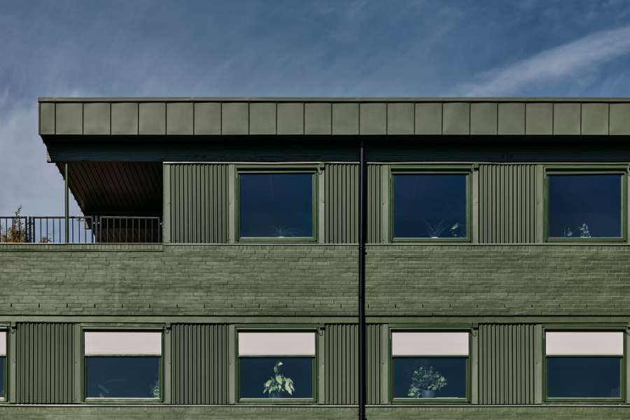 Modern office environment in Gladsaxe wrapped in steel profiles, Transformervej 14, 2860 Søborg, Denmark